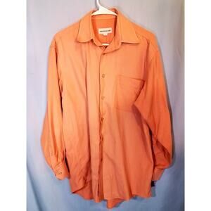 Pronto Uomo men's  salmon colored dress shirt
